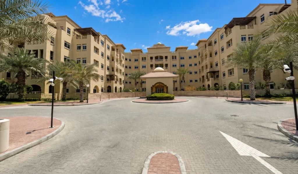 Modern residential apartment building in Umm Ramool Dubai